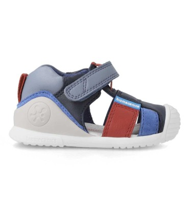 Sandalia Bebé Biomecanics Azul Ocean | La Granota