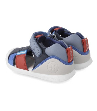 Sandalia Bebé Biomecanics Azul Ocean | La Granota