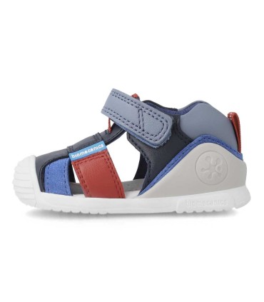 Sandalia Bebé Biomecanics Azul Ocean | La Granota