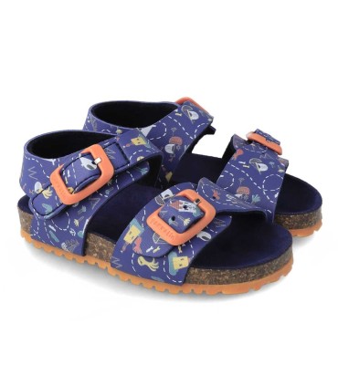 Sandalia Anatómica Azul Marino Champion | La Granota