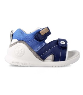 Sandalia Bebé Biomecanics Azul Eléctrico | La Granota