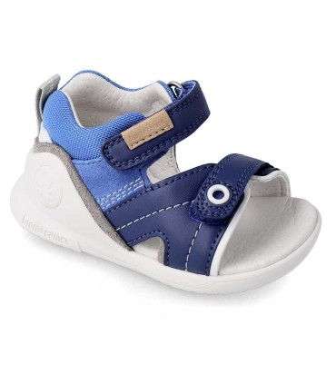 Sandalia Bebé Biomecanics Azul Eléctrico | La Granota