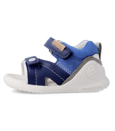 Sandalia Bebé Biomecanics Azul Eléctrico | La Granota