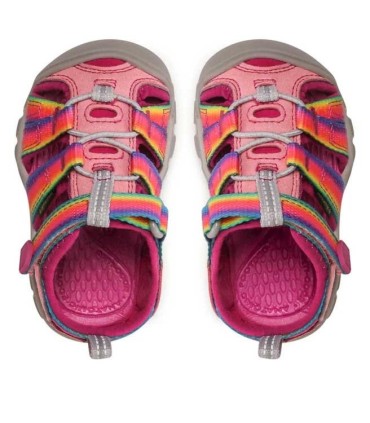 Sandalia Keen Seacamp II CNX Rainbow/Festival Fuchsia Infantil