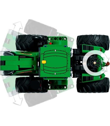 Tractor John Deere 9620R 4WD Lego 42136 | La Granota