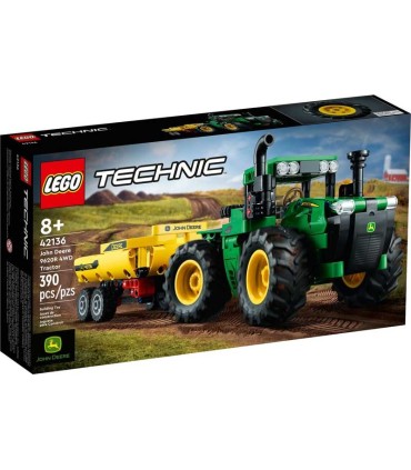 Tractor John Deere 9620R 4WD Lego 42136 | La Granota