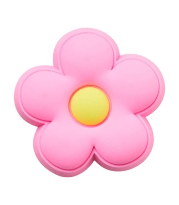 jibbitz Flor Rosa | La Granota