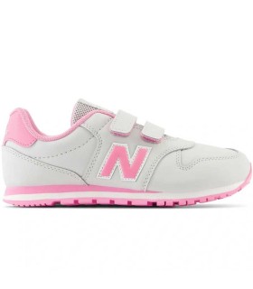 Deportiva Niña New Balance Gris y Rosa | La Granota
