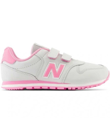 Deportiva Niña New Balance Gris y Rosa | La Granota