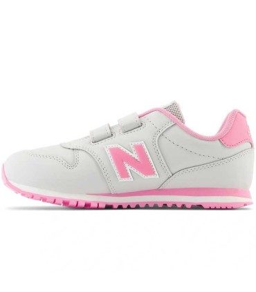 Deportiva Niña New Balance Gris y Rosa | La Granota