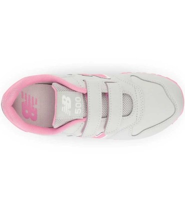 Deportiva Niña New Balance Gris y Rosa | La Granota