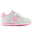 Deportiva New Balance Gris y Rosa Infantil