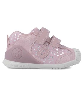 Bota Biomecanics Serraje Rosa Kiss y Purpurina | La Granota