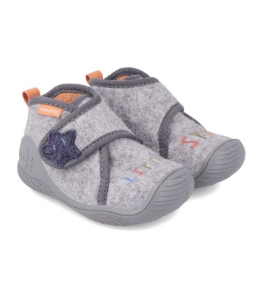 Zapatilla Biohome Gris Little Star | La Granota