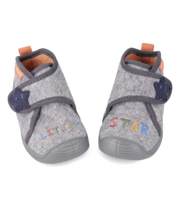 Zapatilla Biohome Gris Little Star | La Granota