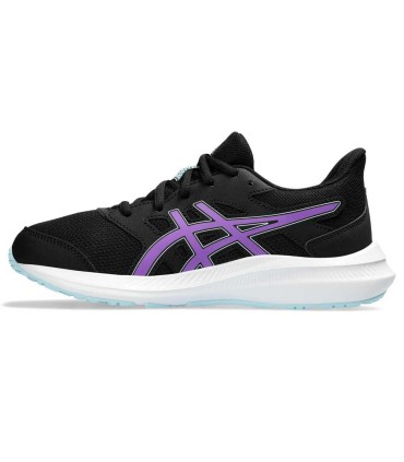 Deportiva Niño Asics Jolt 4 GS Black-Cyber Grape Junior | La Granota