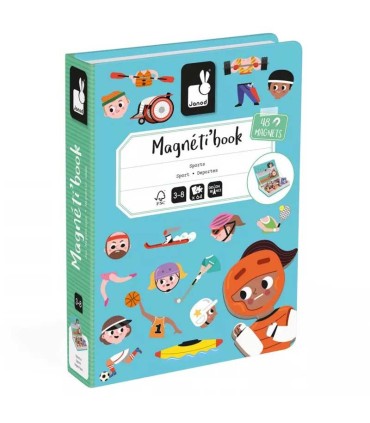 Libro Magnético Deportes Janod | La Granota