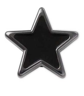 Jibbitz Estrella Negra | La Granota