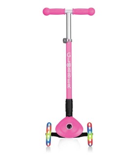 Patinete Globber Primo Lights Rosa Plegable
