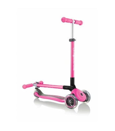 Patinete Globber Primo Rosa Plegable | Patinetes 3 ruedas en La Gra...