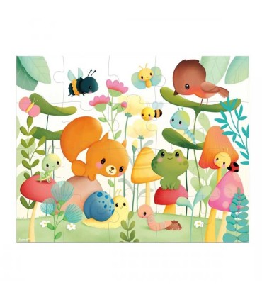 Puzzle Los Compañeros Del Jardín Janod 20 Piezas | La Granota