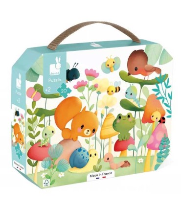 Puzzle Los Compañeros Del Jardín Janod 20 Piezas | La Granota