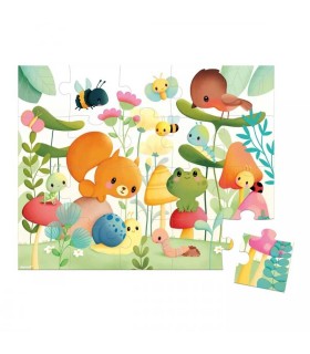 Puzzle Los Compañeros Del Jardín Janod
