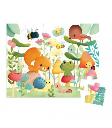 Puzzle Los Compañeros Del Jardín Janod 20 Piezas | La Granota