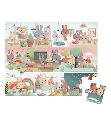 Puzzle Un Día Janod 24 Piezas | La Granota