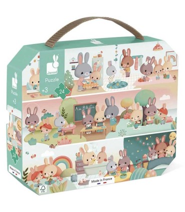 Puzzle Un Día Janod 24 Piezas | La Granota