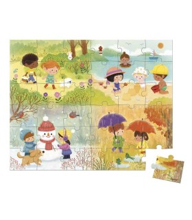 Puzzle Las Estaciones Janod 36 Piezas | La Granota