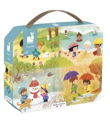 Puzzle Las Estaciones Janod 36 Piezas | La Granota