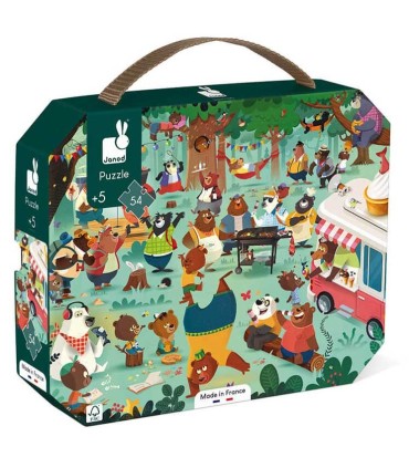 Puzzle La Familia De Osos Janod 54 Piezas | La Granota