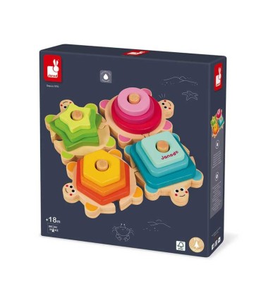 Tortugas Apilables I Wood Janod | La Granota