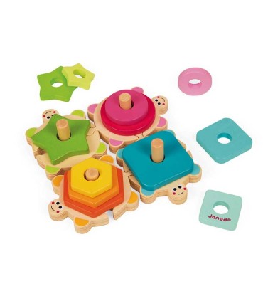 Tortugas Apilables I Wood Janod | La Granota