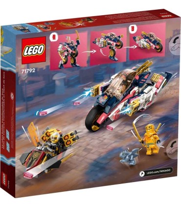 Moto de Carreras Transformable en Meca de Sora Lego Ninjago 71792 | La Granota