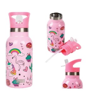 Botella Térmica IDrink Unicornios 350 ml