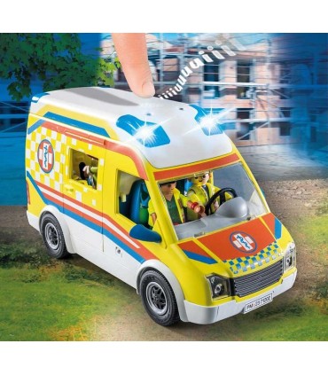 Ambulancia Con Luz Y Sonido Playmobil 71202 | La Granota