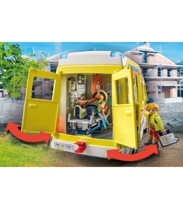 Ambulancia Con Luz Y Sonido Playmobil 71202 | La Granota