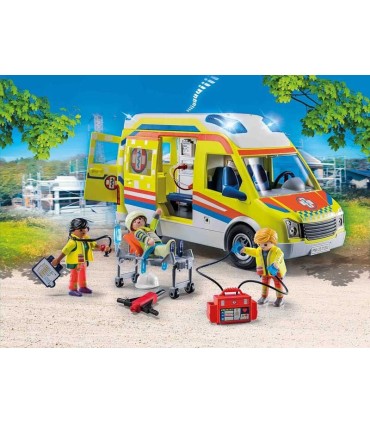 Ambulancia Con Luz Y Sonido Playmobil 71202 | La Granota