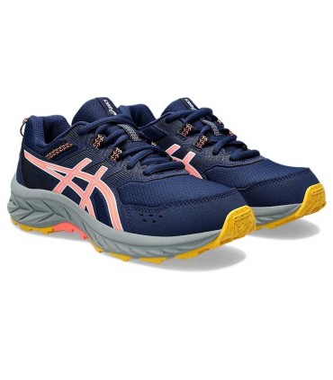 Deportiva Junior Asics Pre Venture 9 GS Blue Expanse/Sun Coral | La Granota