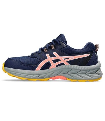 Deportiva Junior Asics Pre Venture 9 GS Blue Expanse/Sun Coral | La Granota