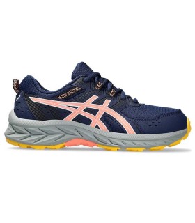 Deportiva Junior Asics Pre Venture 9 GS Blue Expanse/Sun Coral | La Granota