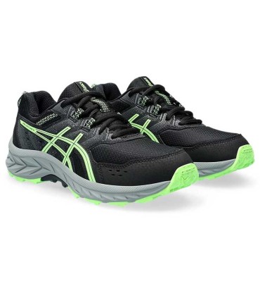 Deportiva Junior Asics Pre Venture 9 GS Black/Illuminate Green| La Granota