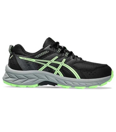 Deportiva Junior Asics Pre Venture 9 GS Black/Illuminate Green| La Granota