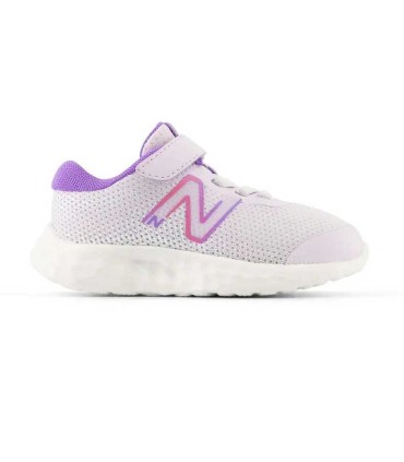 Zapatilla Deportiva Bebé New Balance 520v8 Blanco-Lila | La Granota
