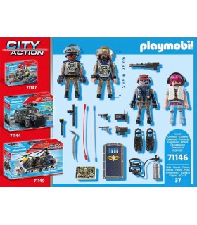 Fuerzas Especiales Set De Figuras Playmobil 71146
