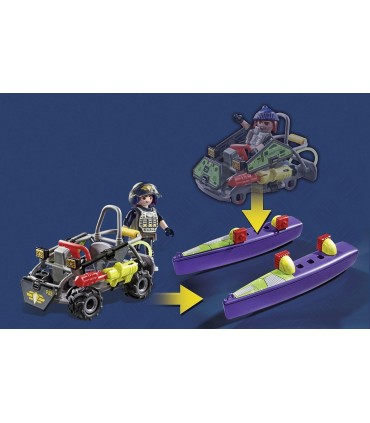 Fuerzas Especiales: Quad Multiterreno Playmobil 71147 | La Granota