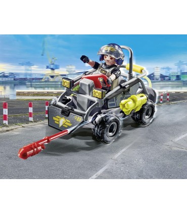 Fuerzas Especiales: Quad Multiterreno Playmobil 71147 | La Granota