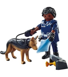 Policía Con Perro Playmobil 71162 | La granota